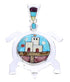 Multicolor Native American Village Design Turtle Pendant YS71422